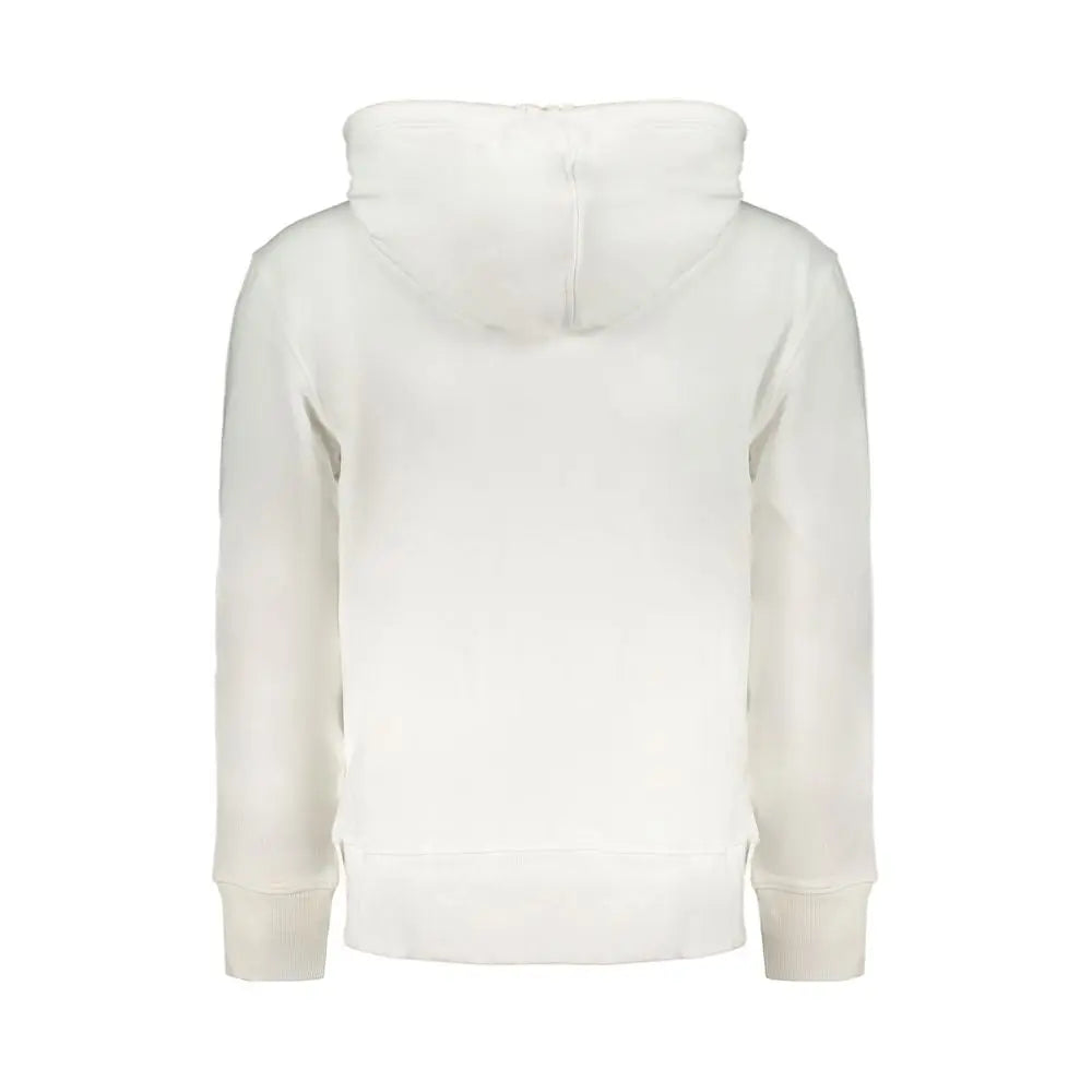 Calvin Klein Weißer Baumwollpullover mit Kapuze für Männer Calvin Klein