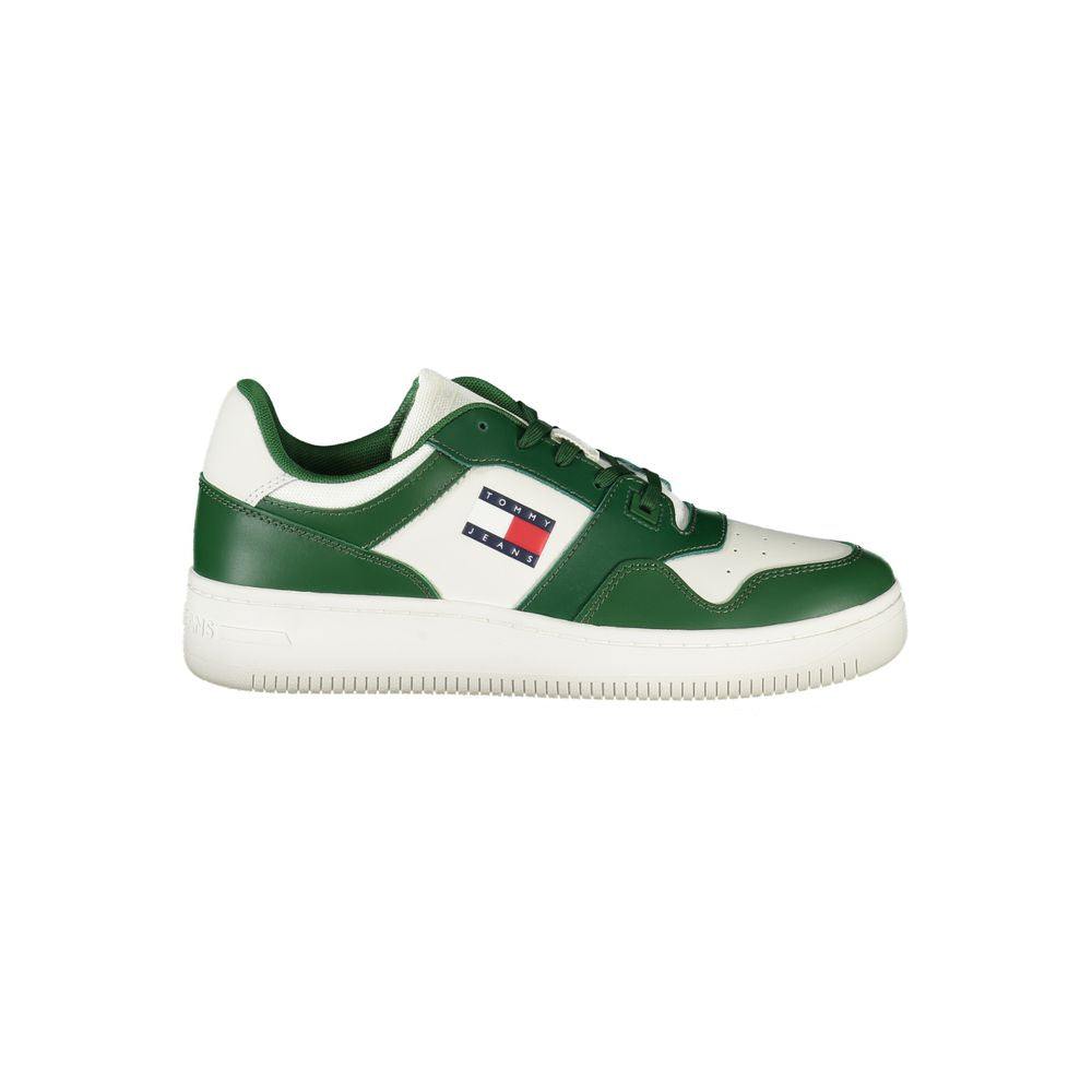 Tommy Hilfiger Grüner Polyester-Sneaker