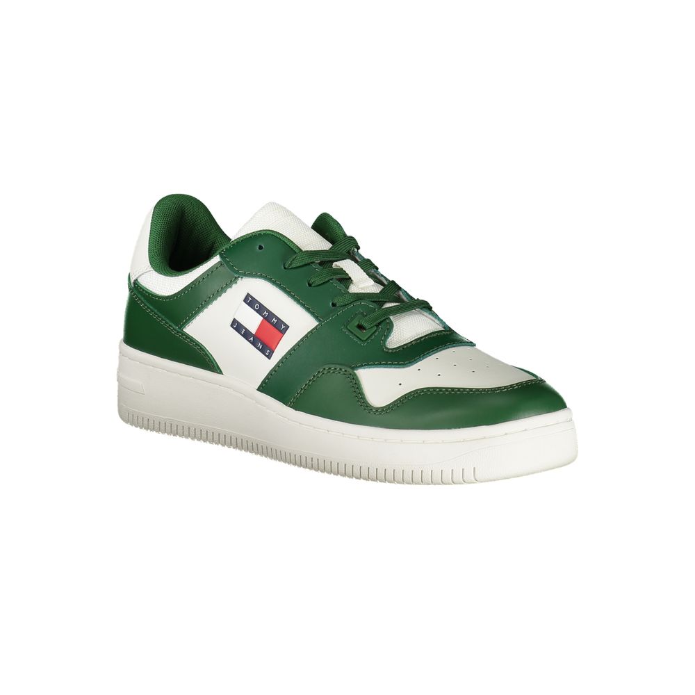 Tommy Hilfiger Grüner Polyester-Sneaker