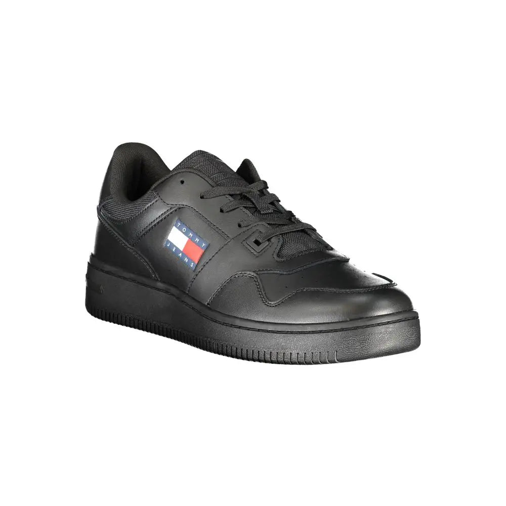 Tommy Hilfiger Schwarzer Polyester Sneaker Tommy Hilfiger