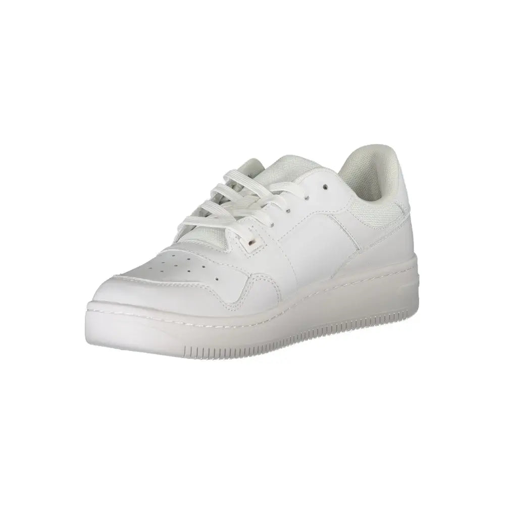 Tommy Hilfiger Weißes Leder Damen Sneaker Tommy Hilfiger
