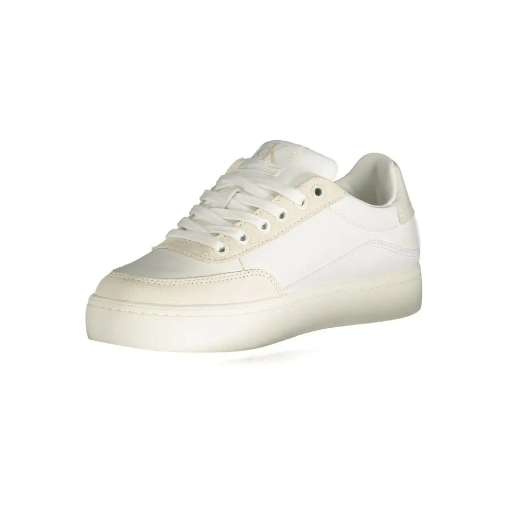 Calvin Klein Sneaker aus weißem Polyester Calvin Klein