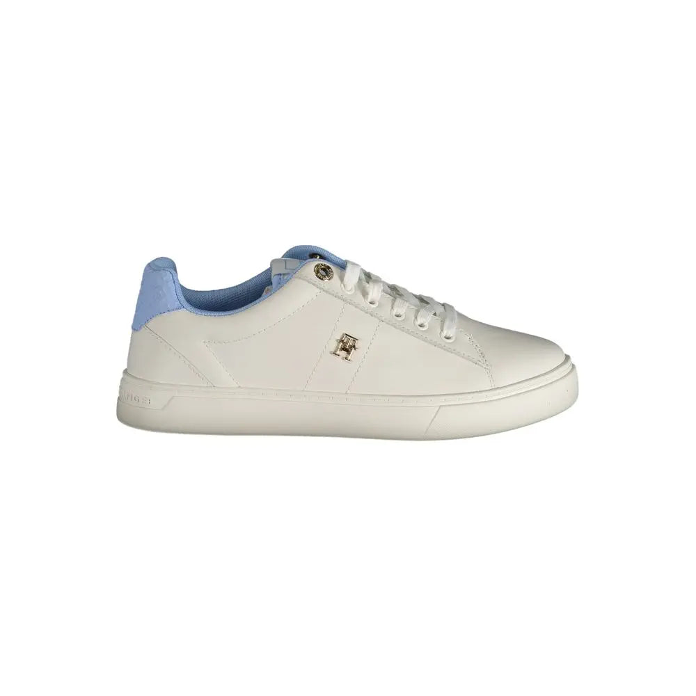 Tommy Hilfiger Hellblaue Leder Damen Sneaker Tommy Hilfiger
