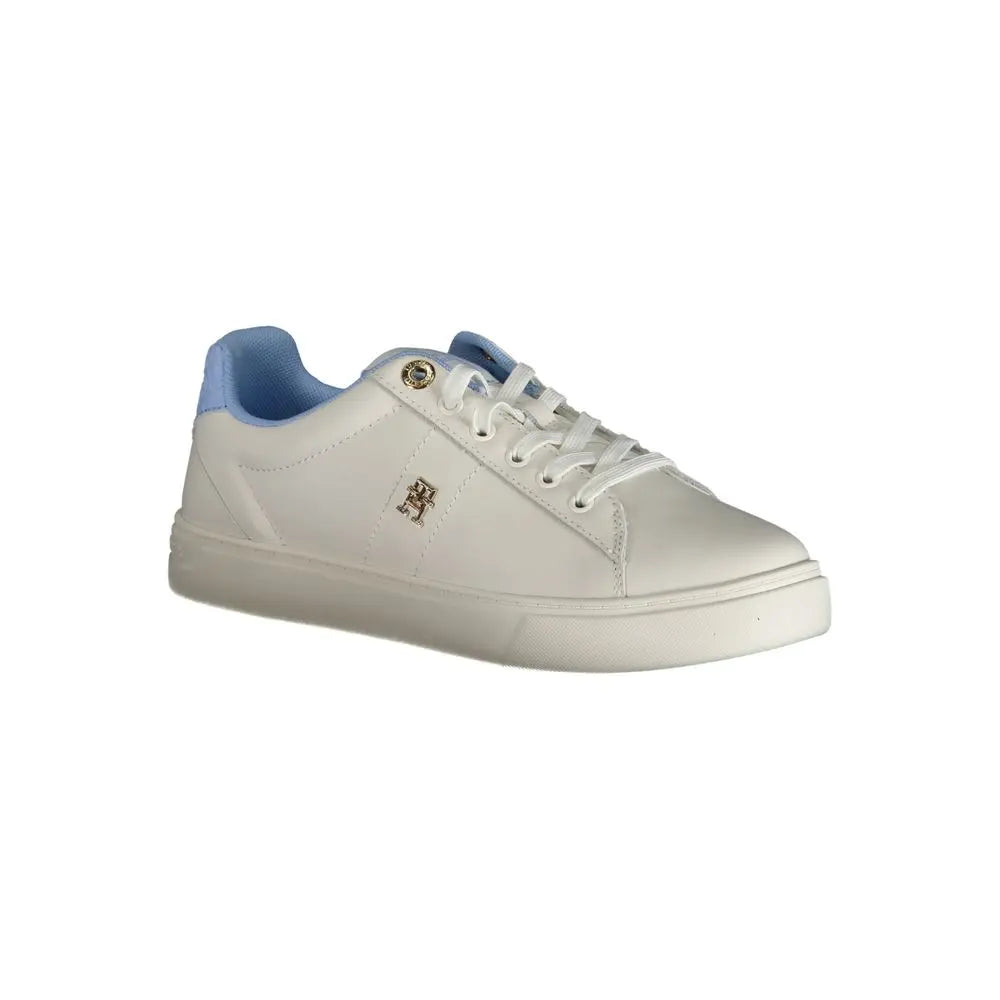 Tommy Hilfiger Hellblaue Leder Damen Sneaker Tommy Hilfiger