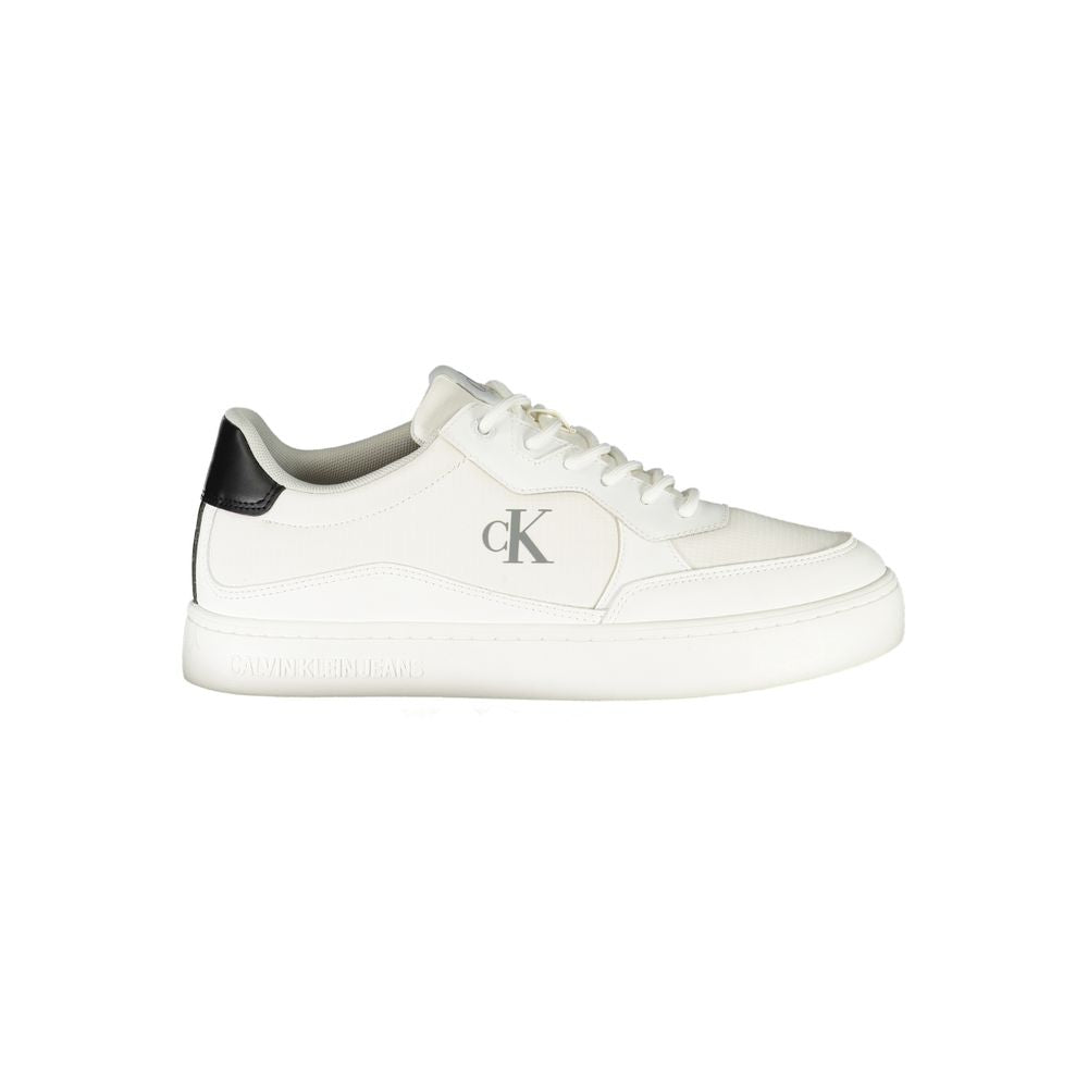 Calvin Klein Weißer Polyester-Sneaker
