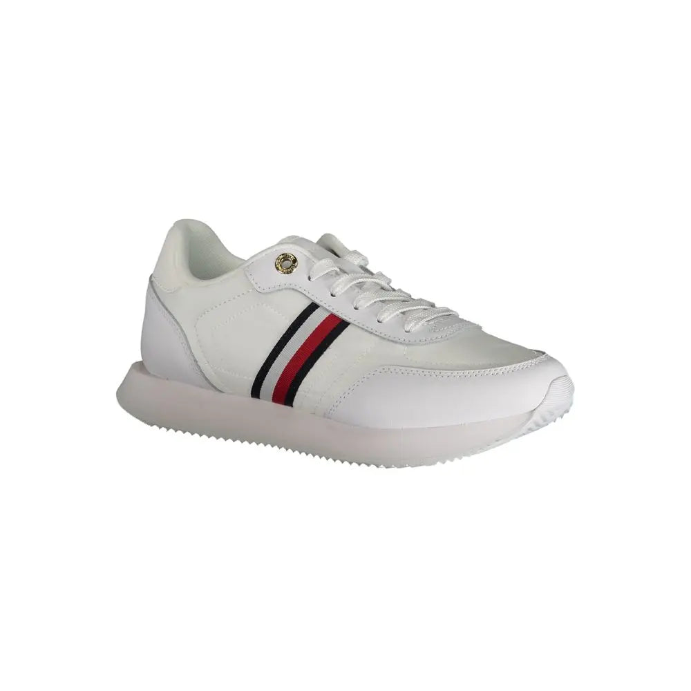 Tommy Hilfiger Sneaker aus weißem Polyester Tommy Hilfiger