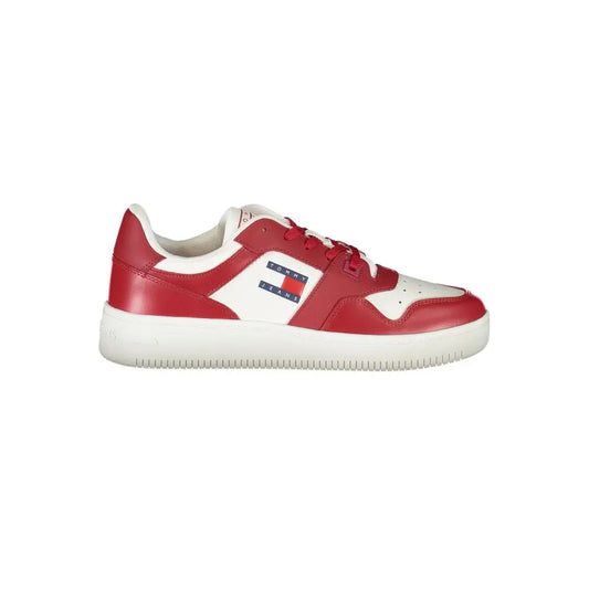 Tommy Hilfiger Rosa Leder Herren Sneaker Tommy Hilfiger