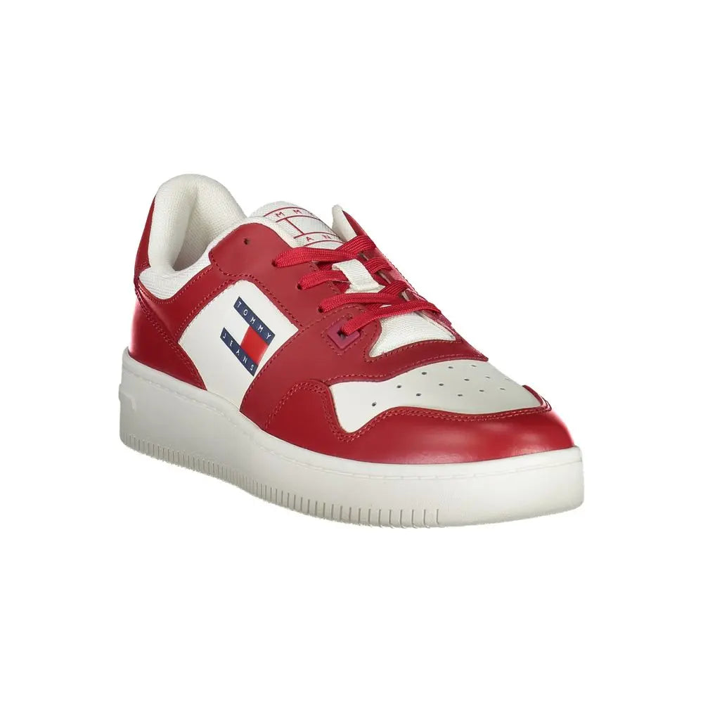 Tommy Hilfiger Rosa Leder Herren Sneaker Tommy Hilfiger