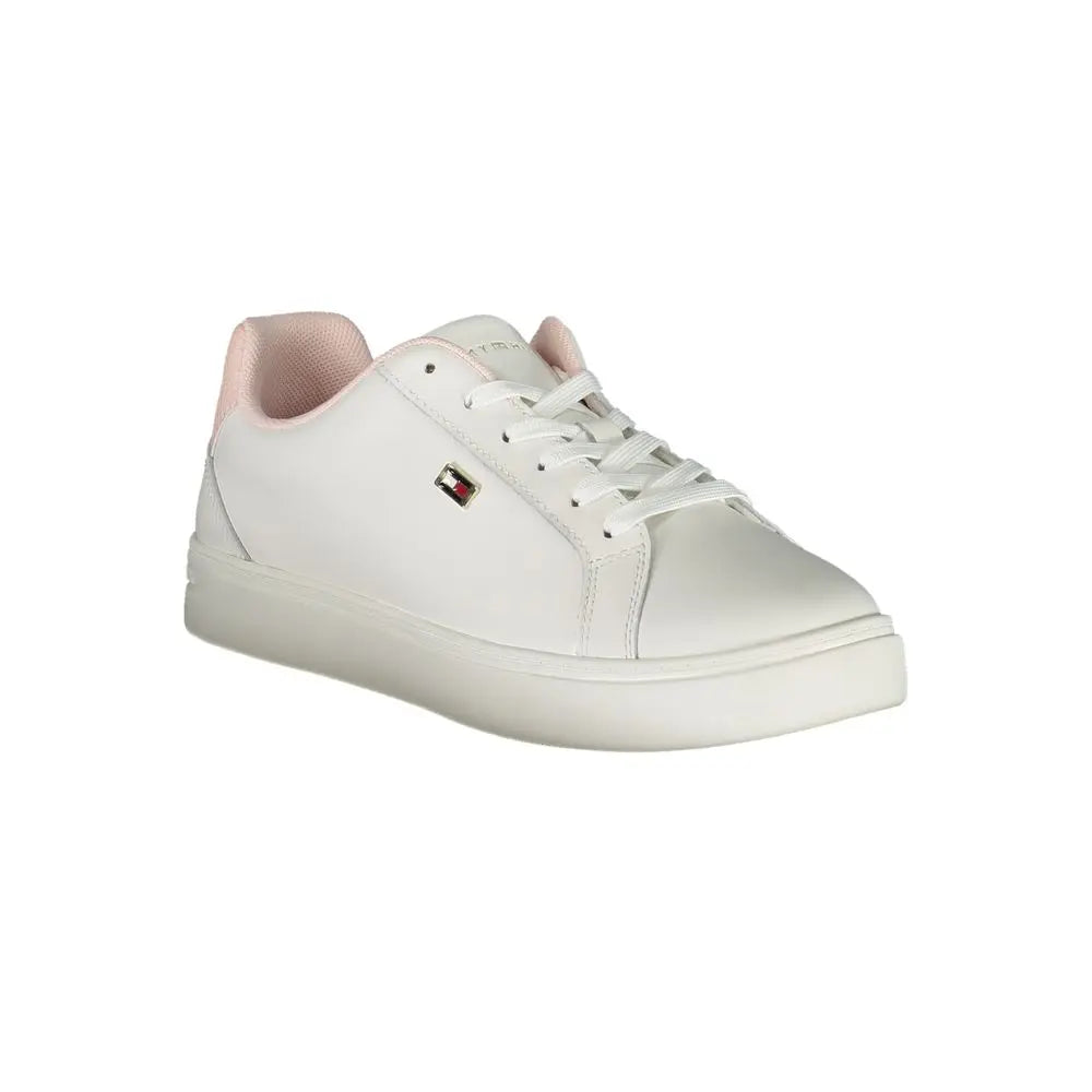 Tommy Hilfiger Sneaker aus weißem Polyester Tommy Hilfiger
