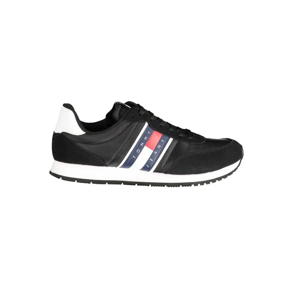 Tommy Hilfiger Schwarzer Polyester Sneaker Tommy Hilfiger