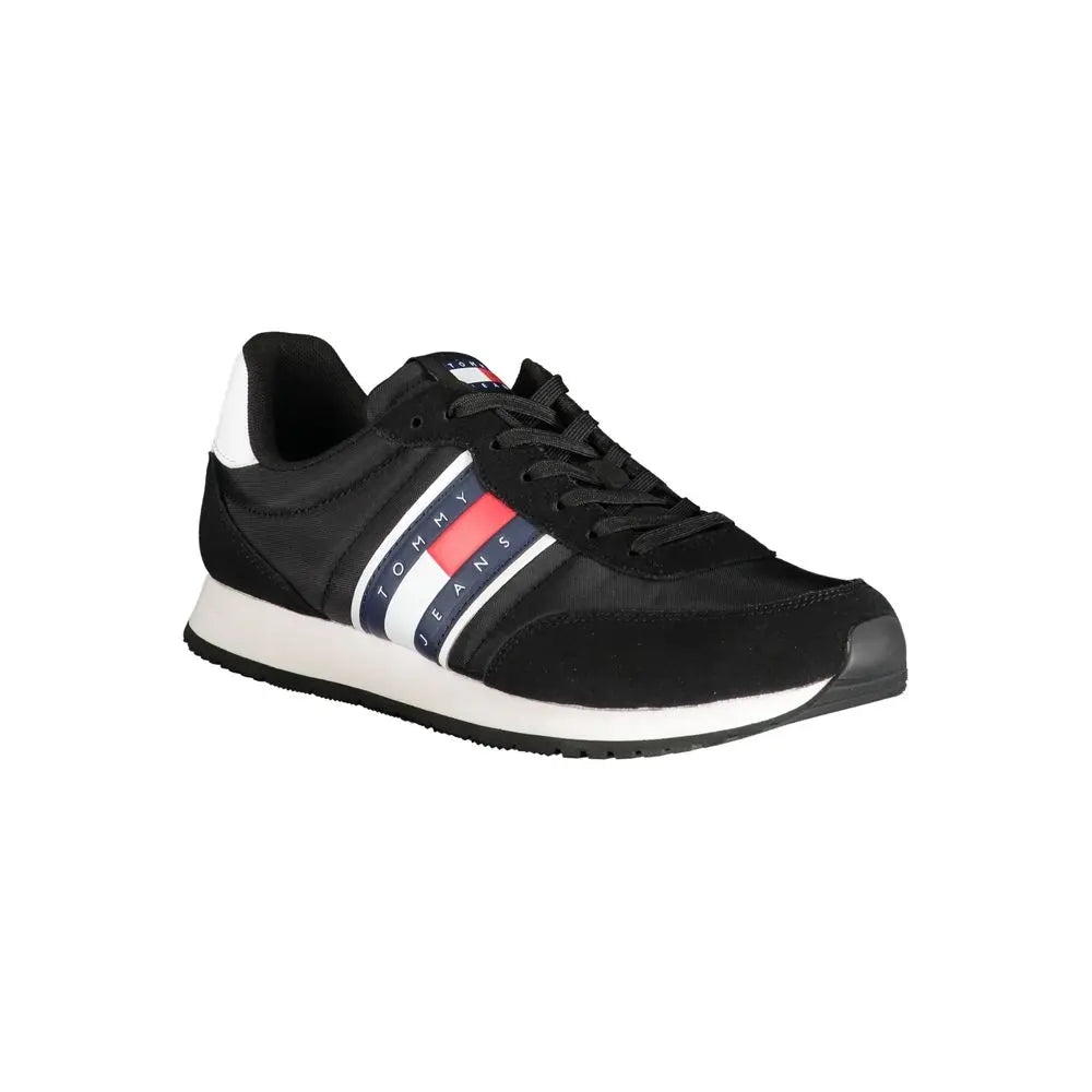 Tommy Hilfiger Schwarzer Polyester Sneaker Tommy Hilfiger