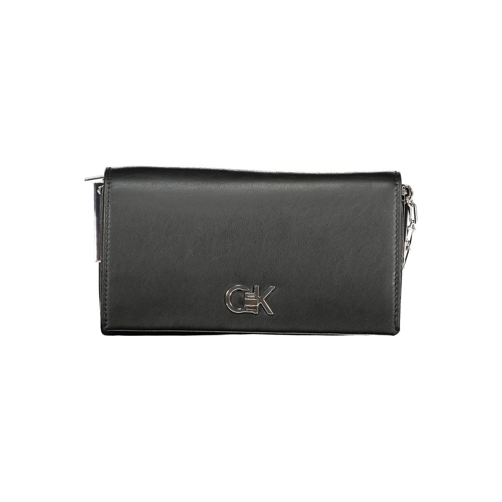 Calvin Klein Schwarze Polyester Handtasche