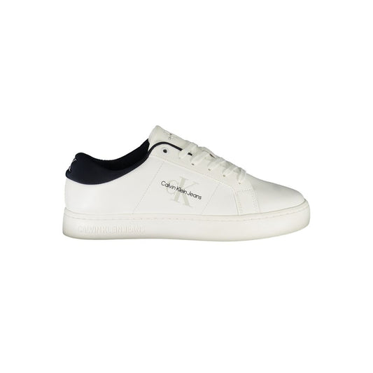 Calvin Klein Weißer Polyester-Sneaker