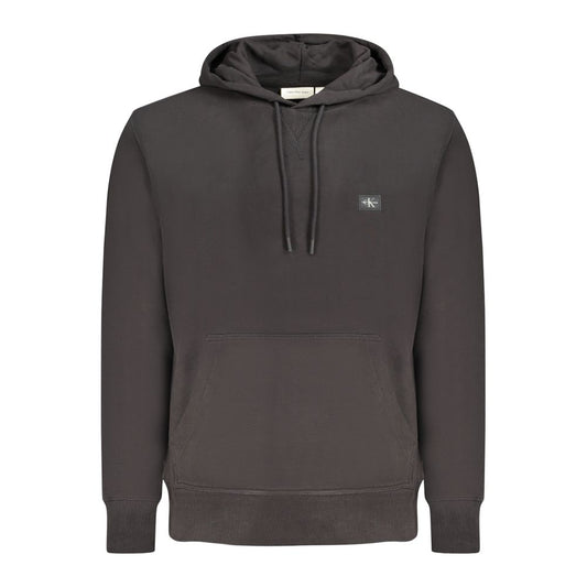 Calvin Klein Baumwoll-Sweatshirt in Schwarz
