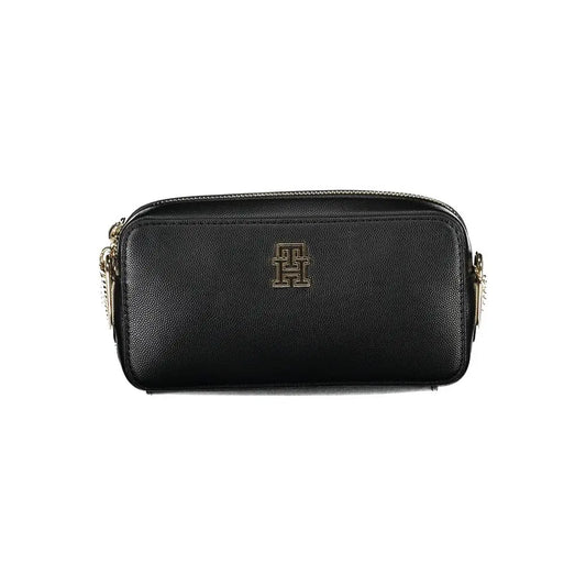 Tommy Hilfiger Schwarze Polyethylen-Handtasche Tommy Hilfiger