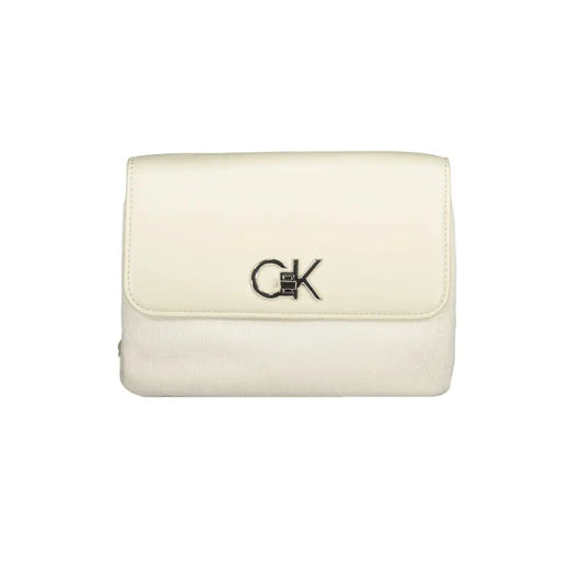 Calvin Klein Beige Polyester Handtasche Calvin Klein