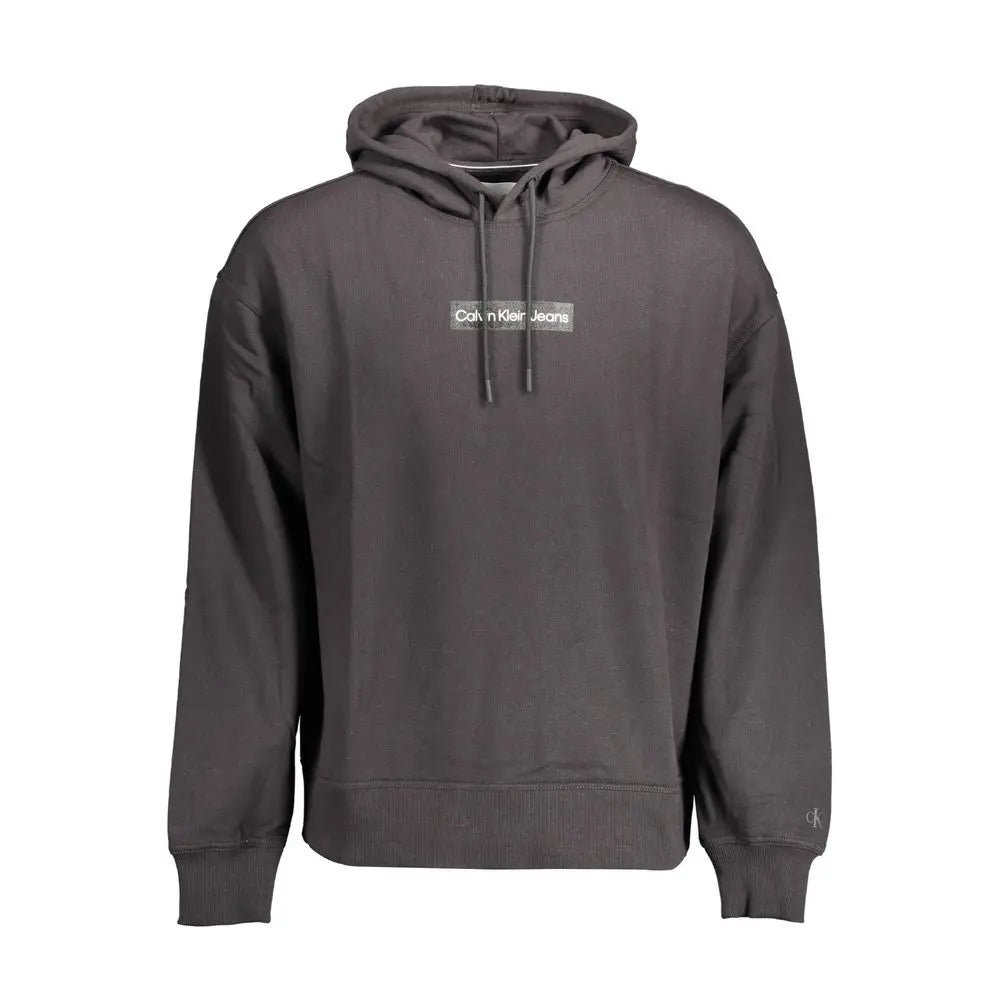 Calvin Klein Baumwoll-Sweatshirt in Schwarz Calvin Klein