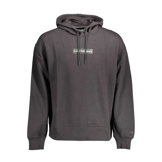 Calvin Klein Baumwoll-Sweatshirt in Schwarz Calvin Klein
