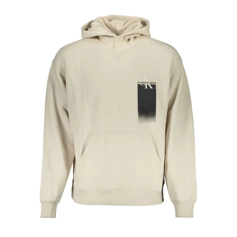 Calvin Klein Baumwoll-Sweatshirt in Beige Calvin Klein