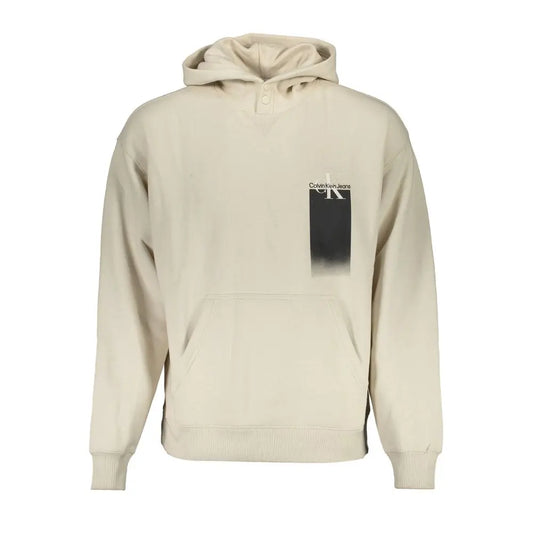 Calvin Klein Baumwoll-Sweatshirt in Beige Calvin Klein