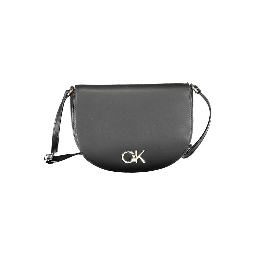 Calvin Klein Schwarze Polyester Handtasche Calvin Klein