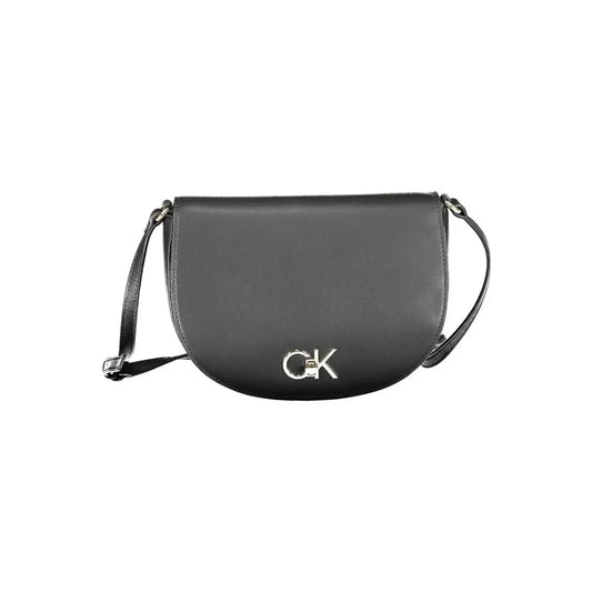 Calvin Klein Schwarze Polyester Handtasche Calvin Klein