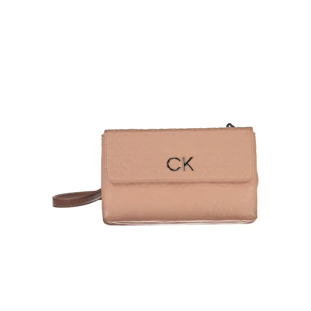 Calvin Klein Rosa Polyester Handtasche Calvin Klein