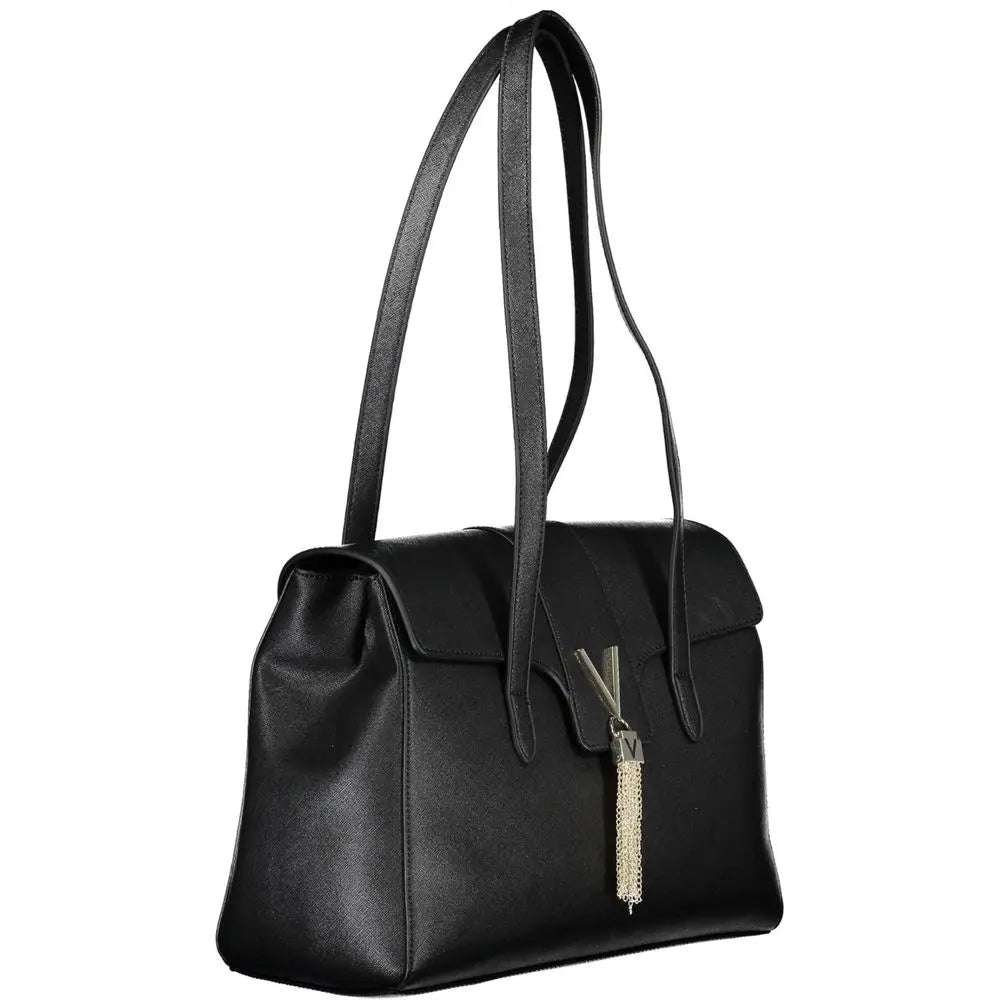 Mario Valentino Schwarze Polyethylen-Handtasche Mario Valentino