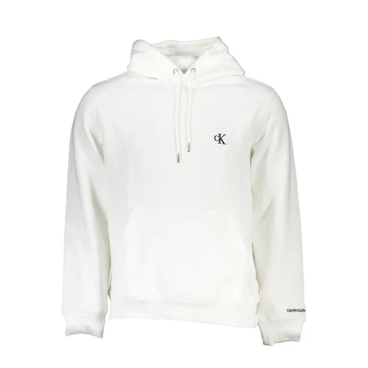 Calvin Klein Baumwoll-Sweatshirt in Weiß Calvin Klein