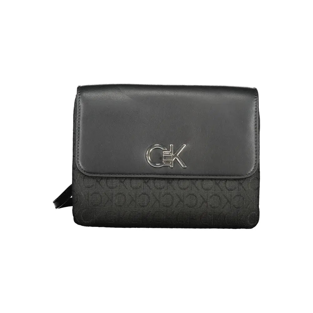 Calvin Klein Schwarze Polyester Handtasche Calvin Klein