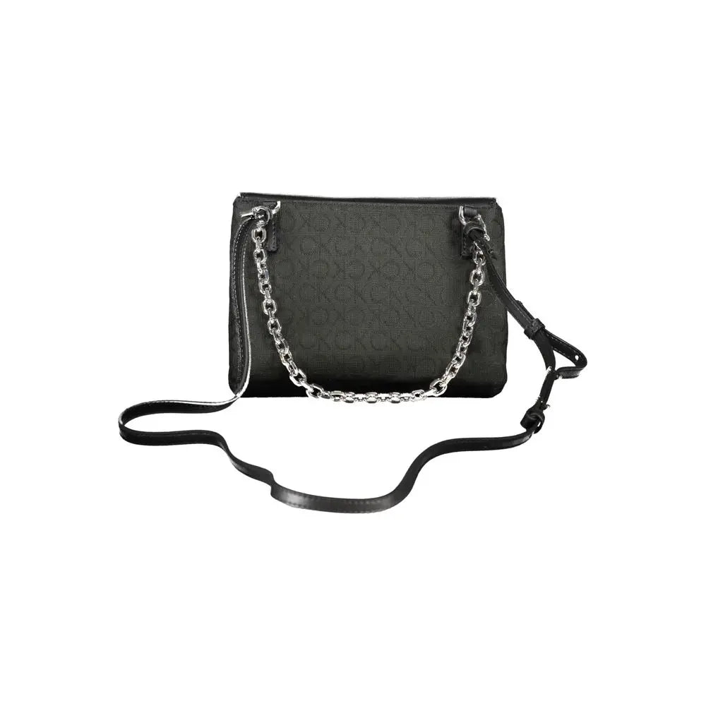 Calvin Klein Schwarze Polyester Handtasche Calvin Klein