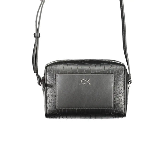 Calvin Klein Schwarze Polyester Handtasche Calvin Klein