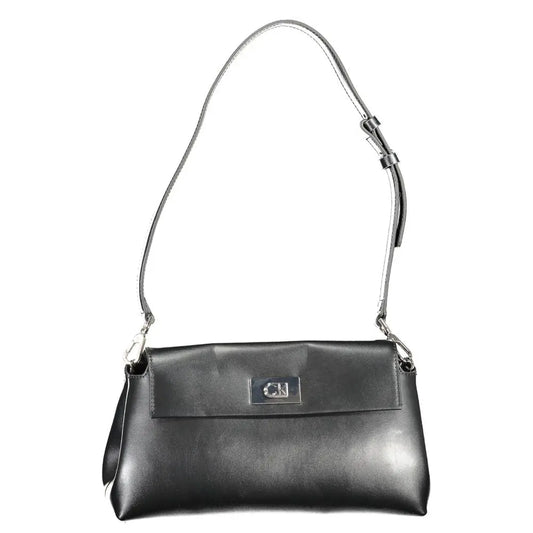 Calvin Klein Schwarze Polyester Handtasche Calvin Klein
