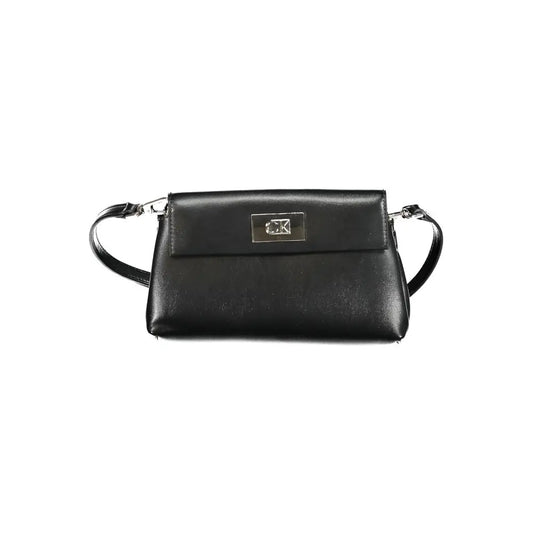 Calvin Klein Schwarze Polyester Handtasche Calvin Klein