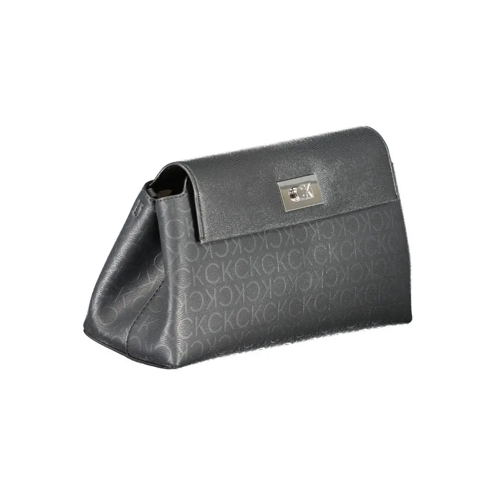 Calvin Klein Schwarze Polyester Handtasche Calvin Klein