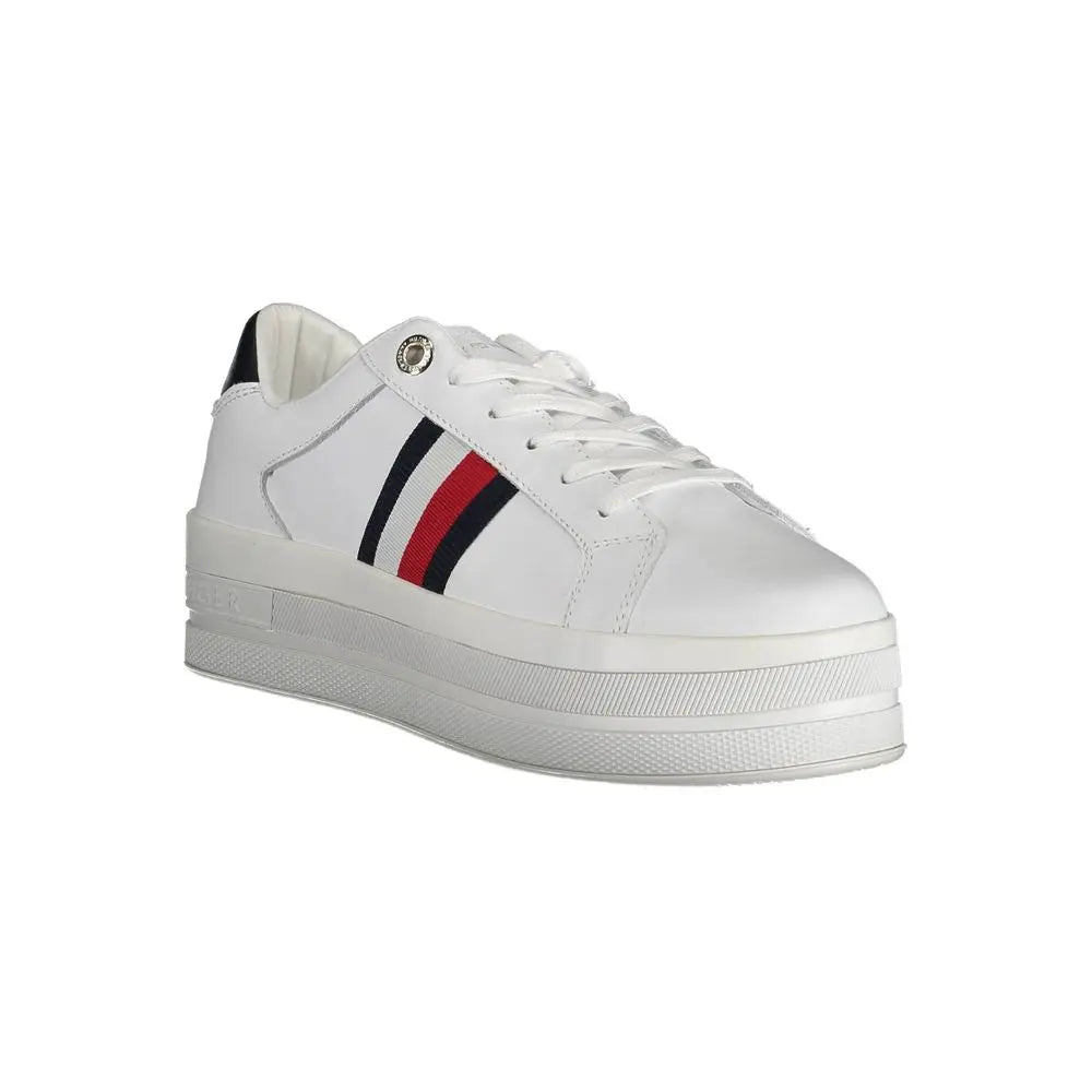 Tommy Hilfiger Sneaker aus weißem Polyester Tommy Hilfiger
