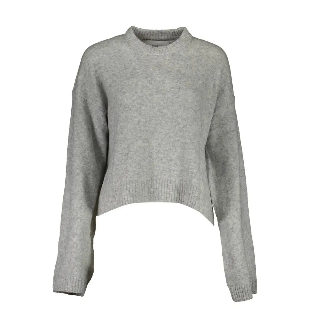 Calvin Klein Grauer Pullover aus Wolle Calvin Klein