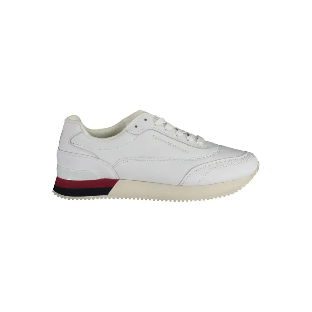 Tommy Hilfiger Sneaker aus weißem Polyester Tommy Hilfiger