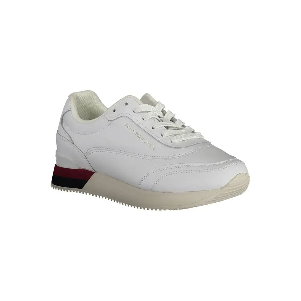 Tommy Hilfiger Sneaker aus weißem Polyester Tommy Hilfiger