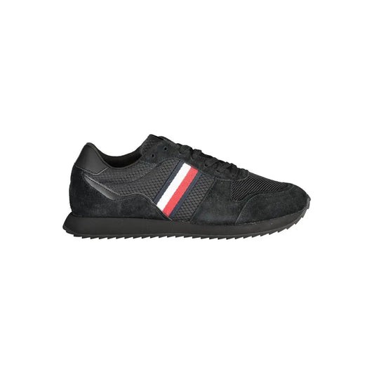Tommy Hilfiger Schwarzer Polyester Sneaker Tommy Hilfiger