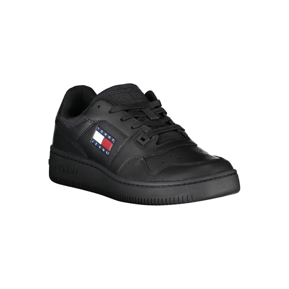Tommy Hilfiger Schwarzer Polyester Sneaker Tommy Hilfiger