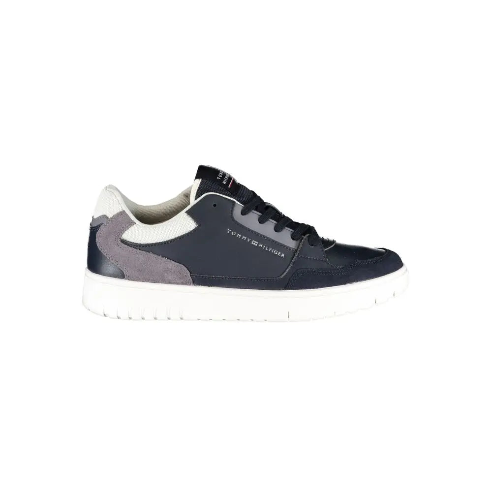 Tommy Hilfiger Blauer Polyester Sneaker Tommy Hilfiger