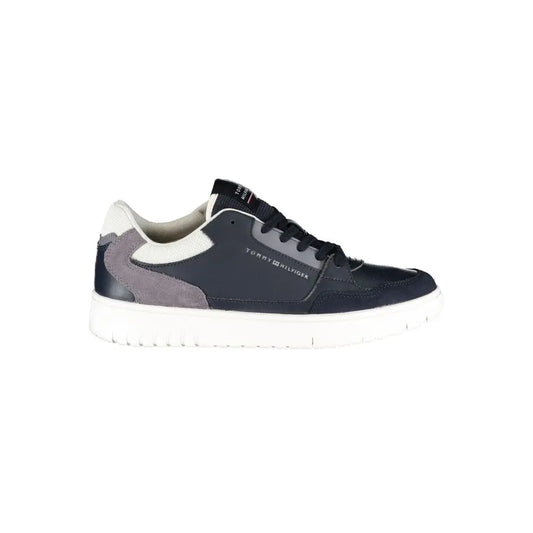 Tommy Hilfiger Blauer Polyester Sneaker Tommy Hilfiger
