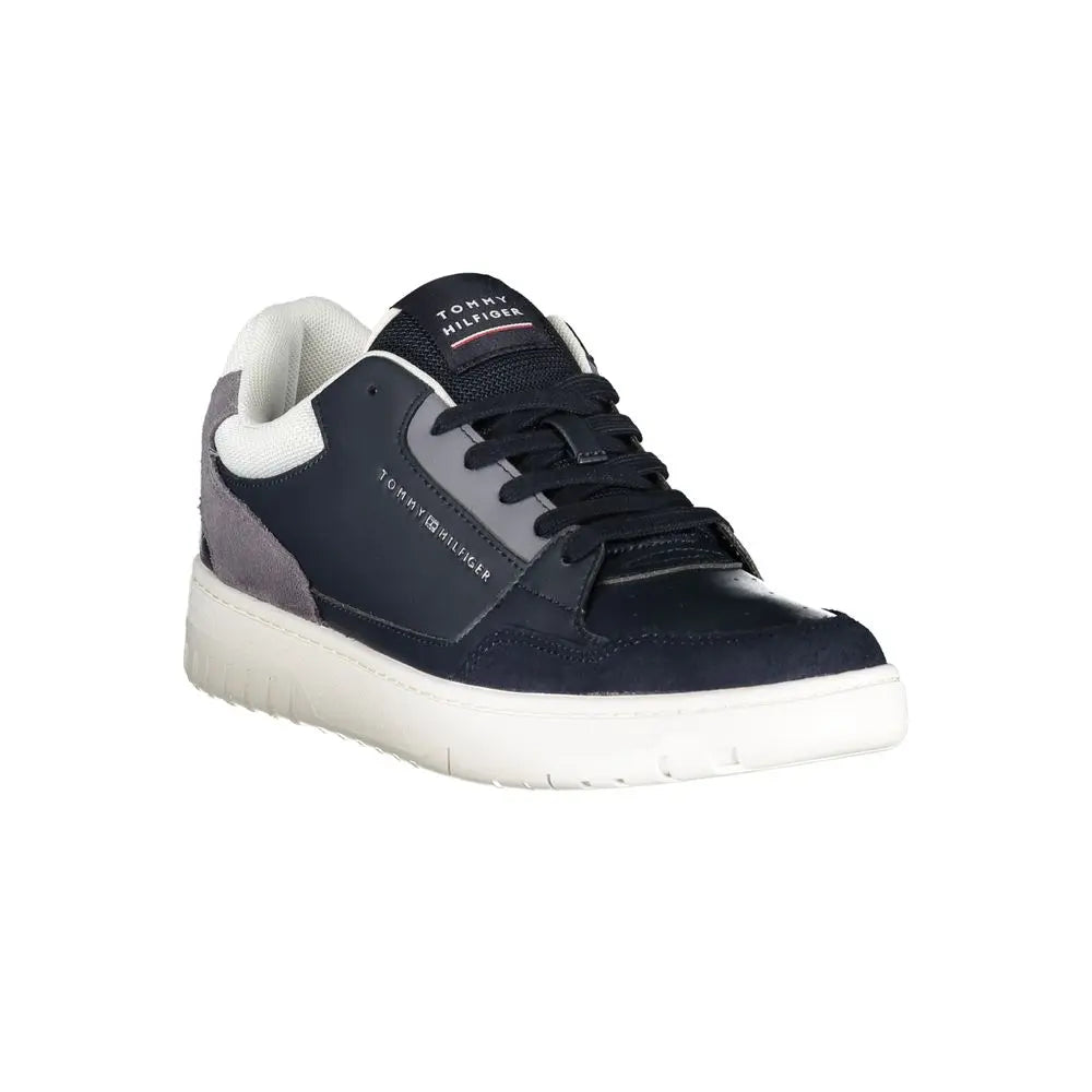 Tommy Hilfiger Blauer Polyester Sneaker Tommy Hilfiger