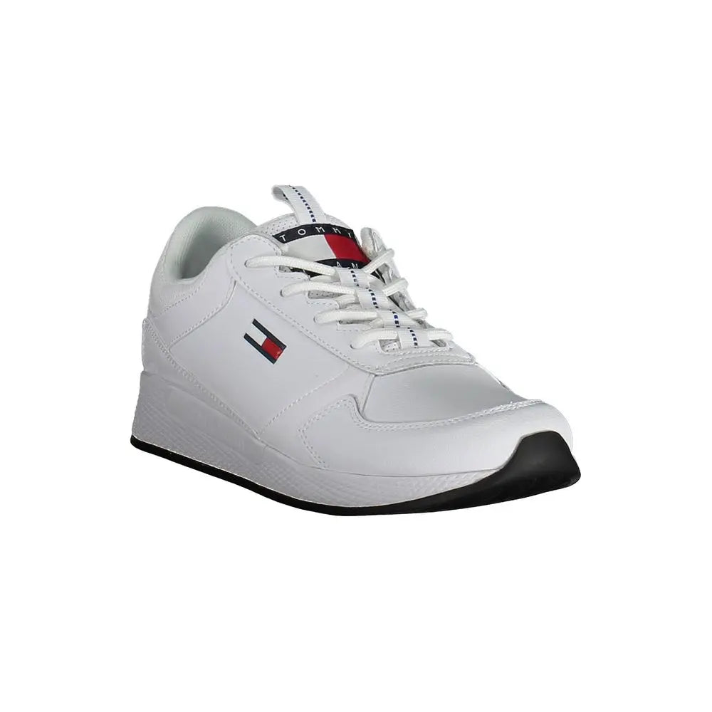 Tommy Hilfiger Sneaker aus weißem Polyester Tommy Hilfiger