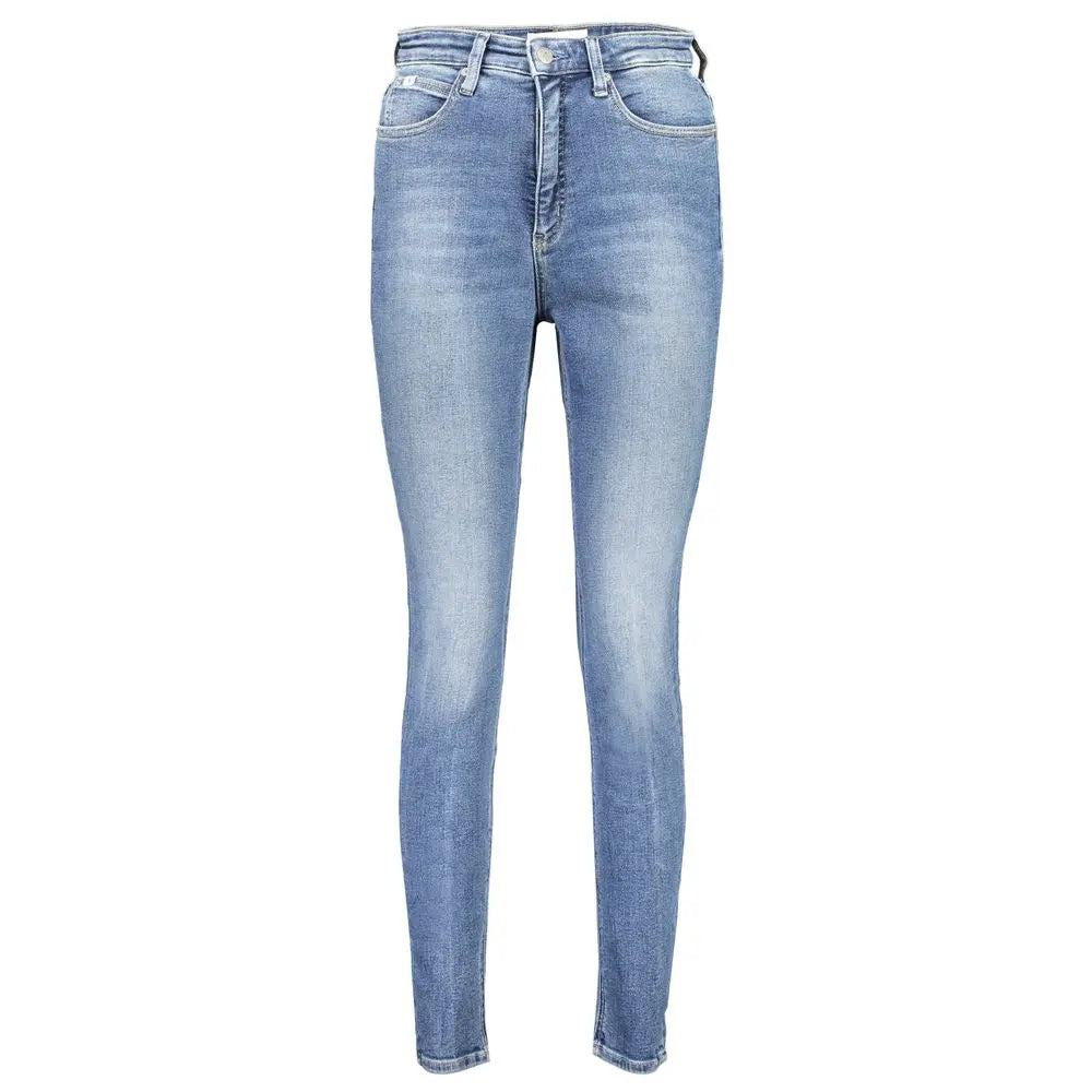 Calvin Klein Blaue Jeans aus Baumwoll-Denim Calvin Klein