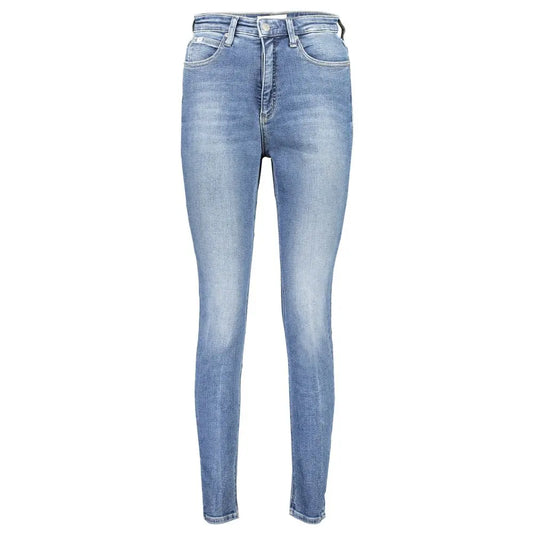 Calvin Klein Blaue Jeans aus Baumwoll-Denim Calvin Klein