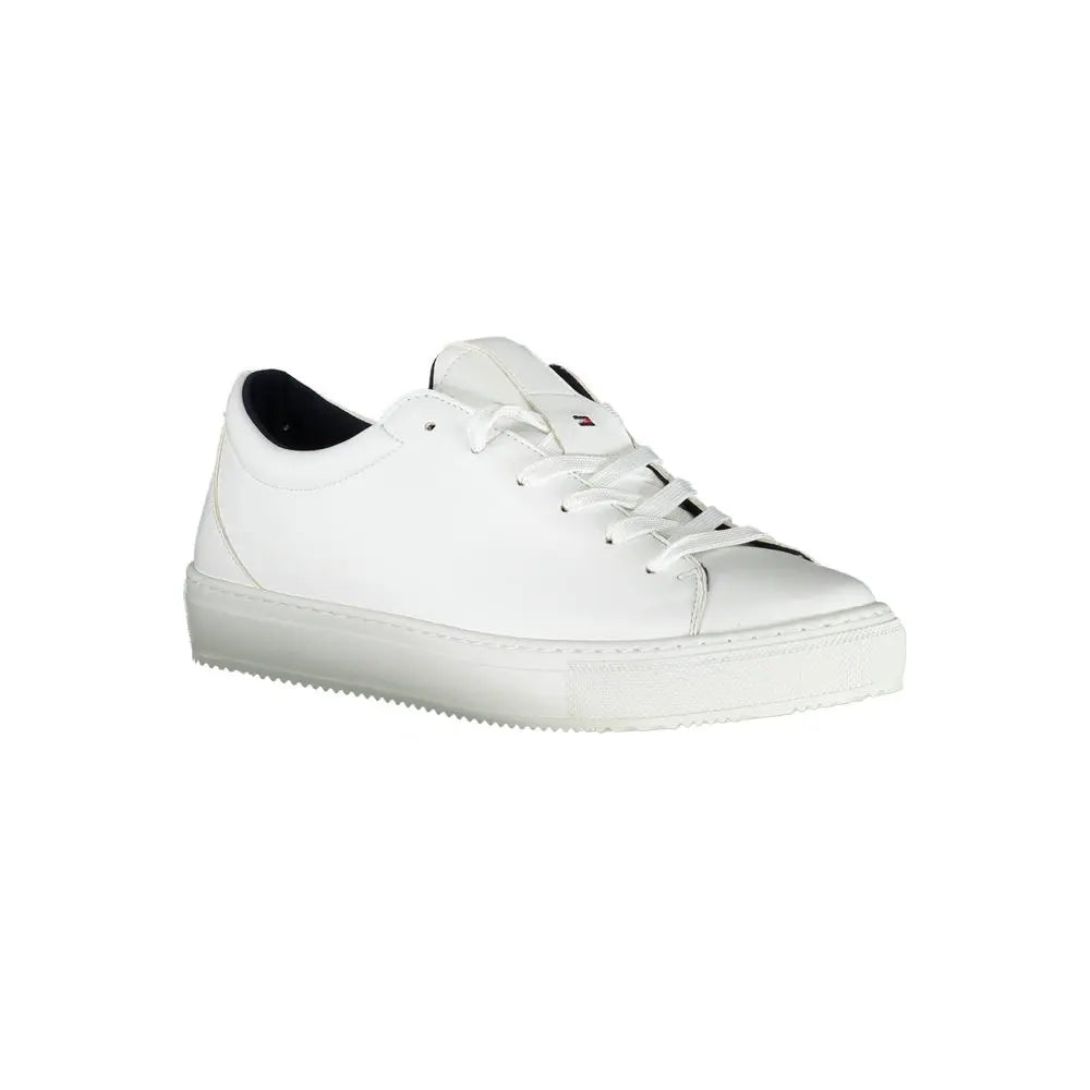 Tommy Hilfiger Weißer Synthetik-Sneaker Tommy Hilfiger