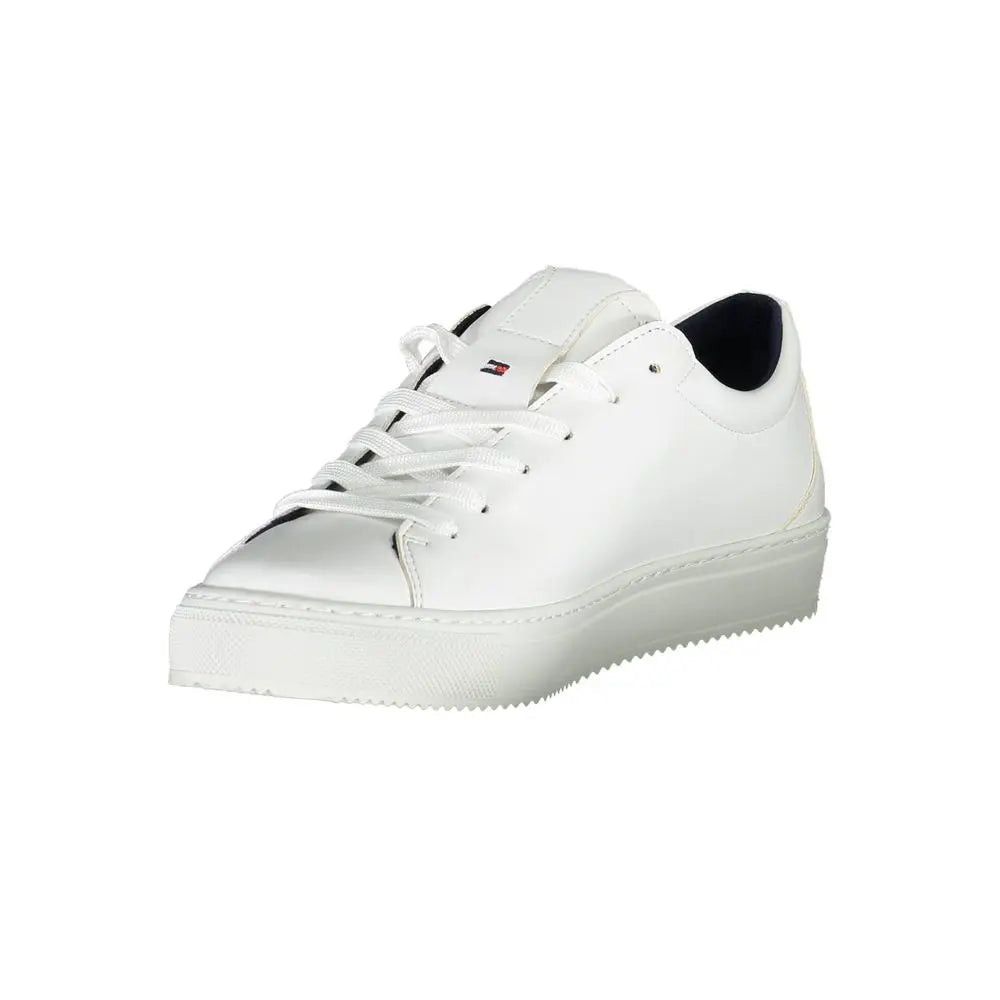 Tommy Hilfiger Weißer Synthetik-Sneaker Tommy Hilfiger