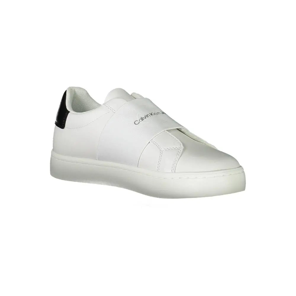 Calvin Klein Sneaker aus weißem Polyester Calvin Klein